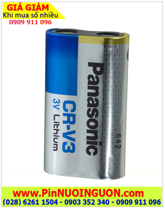 Pin CR-V3; Pin Panasonic CR-V3; Pin nuôi nguồn Panasonic CR-V3 lithium 6v -Xuất xứ Nhật
